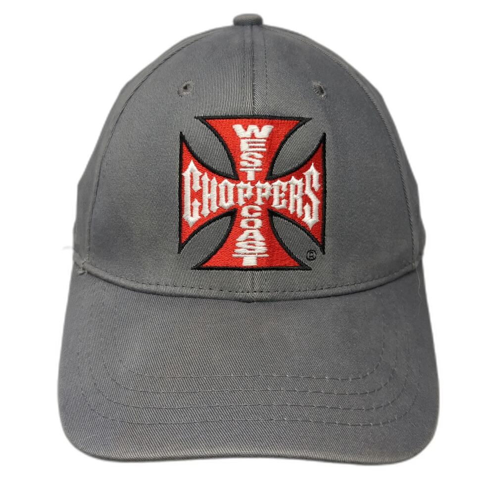 West Coast Choppers Baseball Cap Gray One Size Jesse James Iron Cross Hat